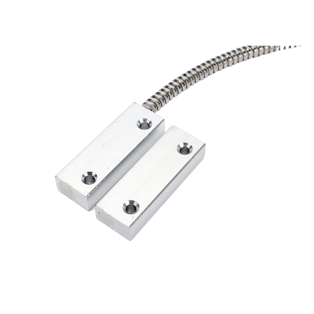 Sfire SF-2071-AR Door and Window Heavy Duty Metal Magnetic Contact Switch, 42mm Gap, Supplied with 22 AWG 18" Shielded Leads, UL and CE Certifications