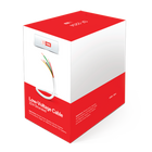 Sfire SF2204/500 Reel of 500 ft / 4 Conductor AWG 22 / White Color for Alarms Systems and Automation, 100% copper