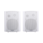 Epcom Proaudio SF-775AW RMS 20Wx2@8ohm Active Wall Mount Speaker plus 20W Passive, ABS body, Metal Grille & Mounting Bracket, 5"+1.5" , White Color