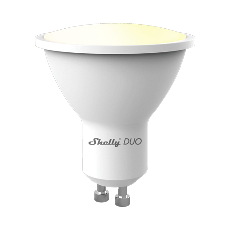 Shelly SHELLYDUOGU10 Smart bulb GU10 with wireless signal, works with app Shelly Cloud