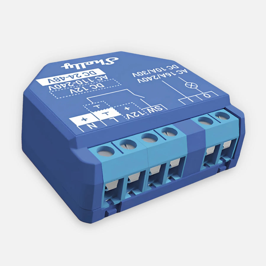 Shelly SHELLYPLUS1UL Smart Relay 1-Channel 15A Wi-Fi Bluetooth