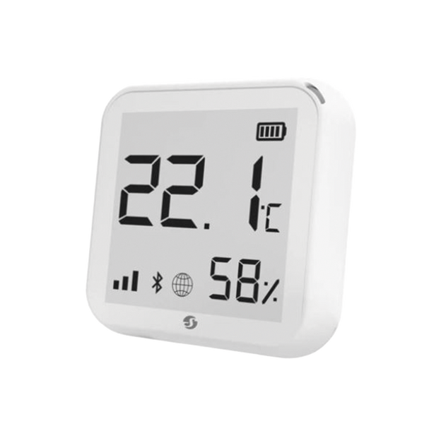 Shelly SHELLYPLUSHT Humidity and Temperature Smart Sensor with 2-color screen / WIFI / Residential / Cloud P2P and local reading / Nest / Alexa