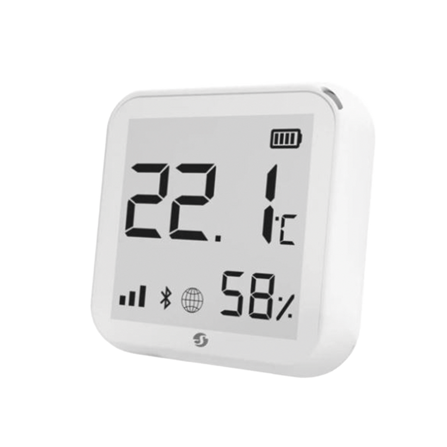 Shelly SHELLYPLUSHT Humidity and Temperature Smart Sensor with 2-color screen / WIFI / Residential / Cloud P2P and local reading / Nest / Alexa