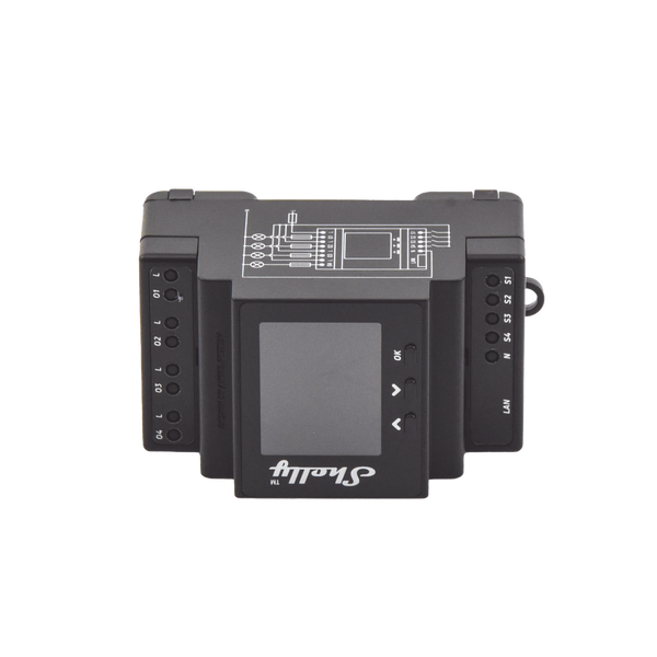 Shelly SHELLYPRO4PM Wi-Fi Wireless Relay / 4 Smart Channels / 16A per Channel, 110-230 V / Compatible with Alexa and Google Home / Ethernet Port and DIN Rail Mounting