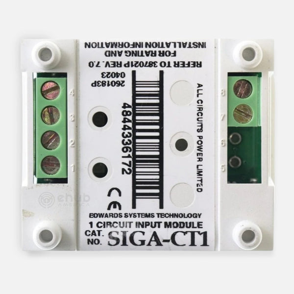 Edwards SIGA-CT1 Input Module 1-INPUT, One-gang S