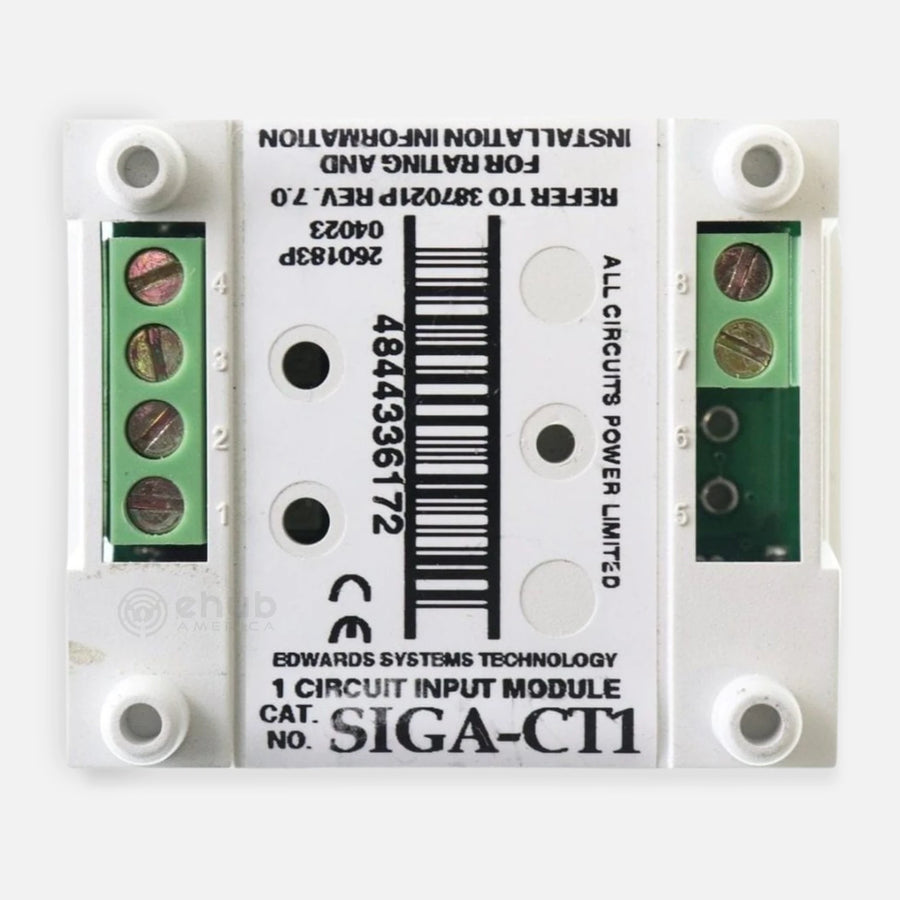 Edwards SIGA-CT1 Input Module 1-INPUT, One-gang S