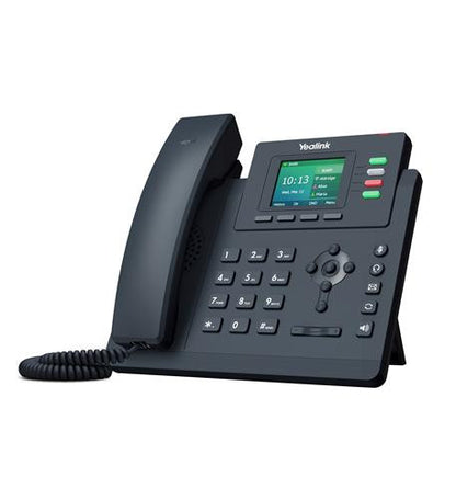 Yealink SIP-T33G Entry Level Gigabit IP Phone HD Voice 4 SIP Accounts PoE Color LCD