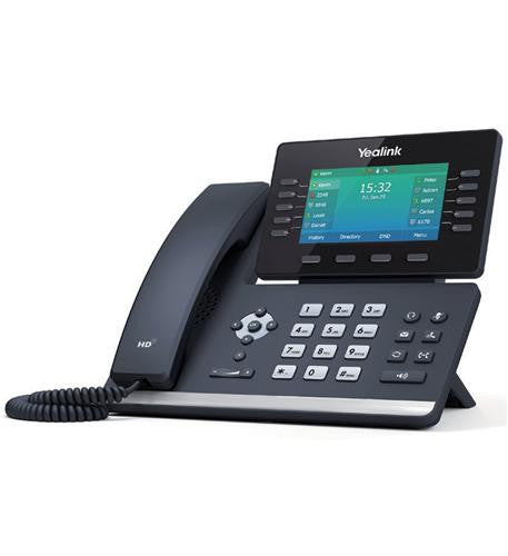 Yealink SIP-T54W Prime Business Phone 4.3" Adjustable Color LCD Bluetooth & Wi-Fi 16 VoIP Accounts PoE