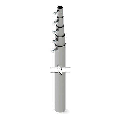 Syscom Towers SLM-15 49.2 ft (15 m) 5 Concentrical Sections Telescopic Mast (Requires installation Accessories)