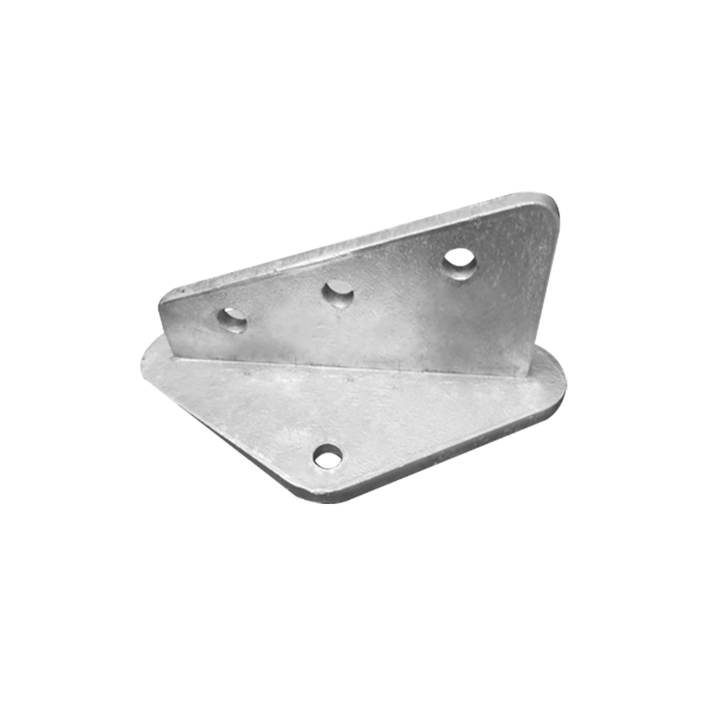 Syscom Towers SLM-ANG-2G Flat Anchor 3 Hole for Masts, Hot-dip Galvanized, Used in Fixing Masts, Hot-dip Galvanized