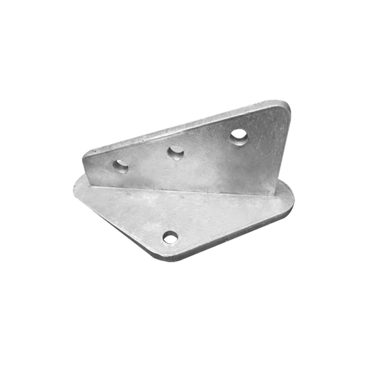 Syscom Towers SLM-ANG-2G Flat Anchor 3 Hole for Masts, Hot-dip Galvanized, Used in Fixing Masts, Hot-dip Galvanized