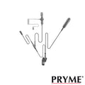 Pryme SPM-3301 Microphone-Earphone with 3 Wire System for Kenwood Series G/ 3230/ 2102G/ 2202L/ 2212L/ 2170/ 2360/ 2302/ 2312/ 2000/ 2402/ NX220/ NX240/ TKD240
