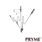 Pryme SPM-3301 Microphone-Earphone with 3 Wire System for Kenwood Series G/ 3230/ 2102G/ 2202L/ 2212L/ 2170/ 2360/ 2302/ 2312/ 2000/ 2402/ NX220/ NX240/ TKD240