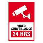 Epcom SYS-CALVIDI Video Surveillance Sign, Matte Adhesive Vinyl