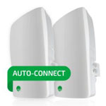 Siklu by Ceragon MPL-261-CNN MultiHaul TG mini PtP Bundle 57-64GHz, 1000Mbps Full Duplex, Plug&Play Setup. Includes: 2x Radios, PoE Injectors, Mounting Kits