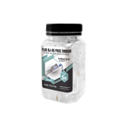 Linkedpro TC5S-PASS 100 pieces bottle with modular Plugs Pass through RJ45 Cat5e shielded, 30 micron gold plated for extreme durability