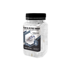 Linkedpro TC6S-PASS 100 Plugs bottle Pass through RJ45 Cat6 shielded 30 microns gold plated for extreme durability