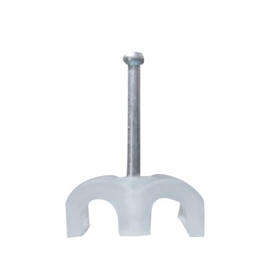 Thorsman TD-C46 Double Staples for Round Conductors, Natural Color, 4mm (100 pcs) (3401-00100)