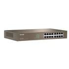 Tenda TEG1016D 16-Port Unmanaged Gigabit Ethernet desktop/rackmount Switch