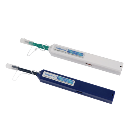 Orientek 1.25mm 800 times One-Click Fiber Optic Connector Cleaner Pen LC/MU(APC/UPC)