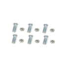 Syscom Towers TORN-TZ30G 6 Pack Grade 5 Bolts and Nuts, Screw Dimensions 1/4" x 1 1/4"