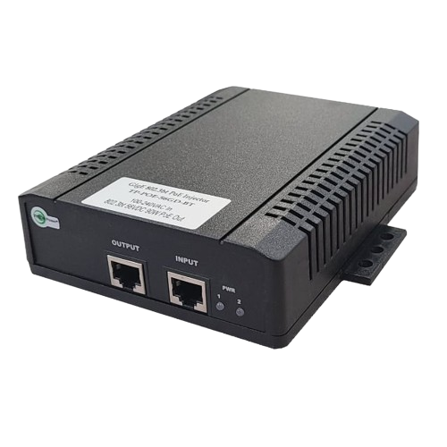 Tycon Systems 100-240VAC Input, 56V 802.3bt 4Pair Gigabit PoE Injector 90W