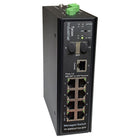 Tycon 10-Port Industrial Managed Gigabit PoE Switch PoE DIN Rail Mount