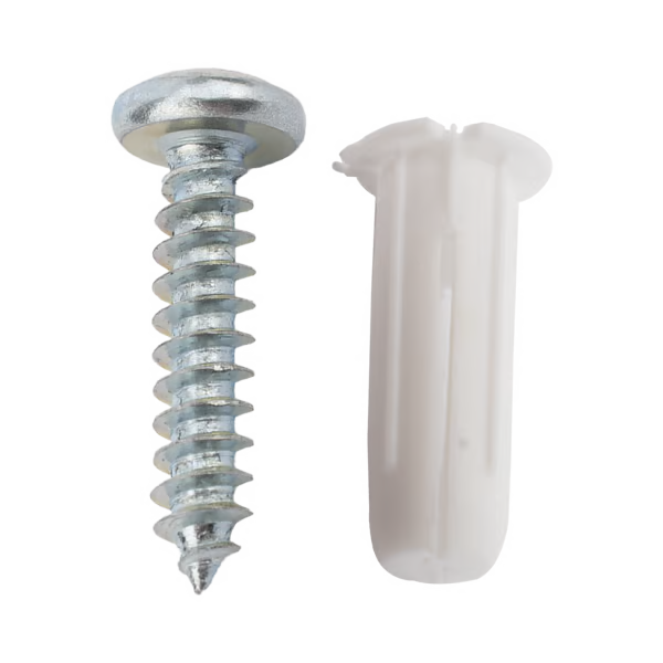 Thorsman TP-0-KIT White Plastic Anchor Kit 3/4" 88lb Concrete