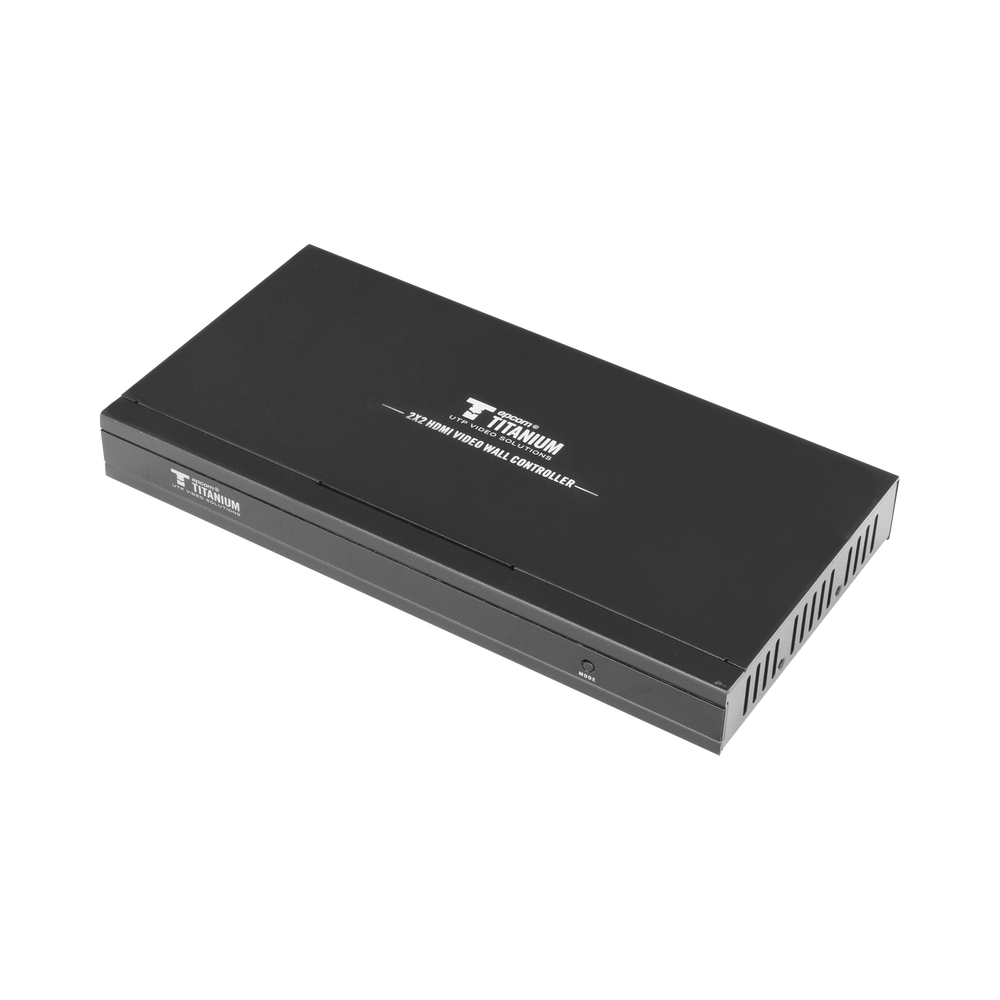 Epcom Titanium TT314VW 2 x 2 VIDEOWALL controller / Distributes video from 1 HDMI input to 4 screens / 1080p resolution at 60 Hz. / 3.5mm audio output / Full screen mode or clone mode / Very Easy to create a Video Wall