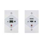 Epcom Titanium TT372W HDMI Extender Kit on WALL PLATES for distances of 40 meters / Resolution 1080P @ 60 Hz / Cat 6/6A/ 7 / HDR / Zero Latency / Supports Remote Control / 2.74 x 4.49" wall plate (US standard size ).
