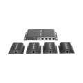 Epcom Titanium TT714PRO HDMI Splitter and Extender Kit (Extender Splitter) / Splits 1 HDMI Source to 4 Screens / Extends the HDMI signal up to 40 m / 1080P Resolution @ 60 Hz / Cat 6/6a/7 / Zero Latency / Loop Output on Tx / IR / Power only the Tx (PoC).