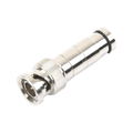 Epcom Titanium TT-RG-16 75 Ohm Axial Compression BNC Male Connector for RG-59/U Coaxial Cable, Nickel/ Gold/ PTFE.