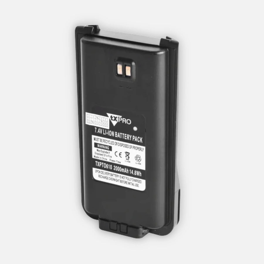Hytera TX-PTO610 Replacement Battery for Li-Ion Battery, 2000 mAh, Radio TC-610