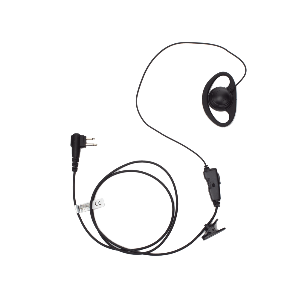 Txpro TX-160N-M01 Micrófono de solapa con gancho auricular en forma de D para radios HYT BD-506 y Motorola R2/EP450/ RVA50/ DTR620/ DTR720/ DEP450/ EP350/ VX80/ MAG ONE