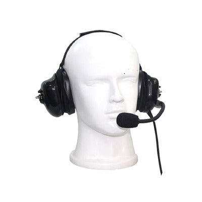 Txpro TX-740-K01 Headphones with Gel Padded Earmuffs with Flexible Microphone with Noise Cancellation for KENWOOD TK3230/ 3000/ 3402/ 3312/ 3360/ 3170, NX240/ 340/ 220/ 320/ 420