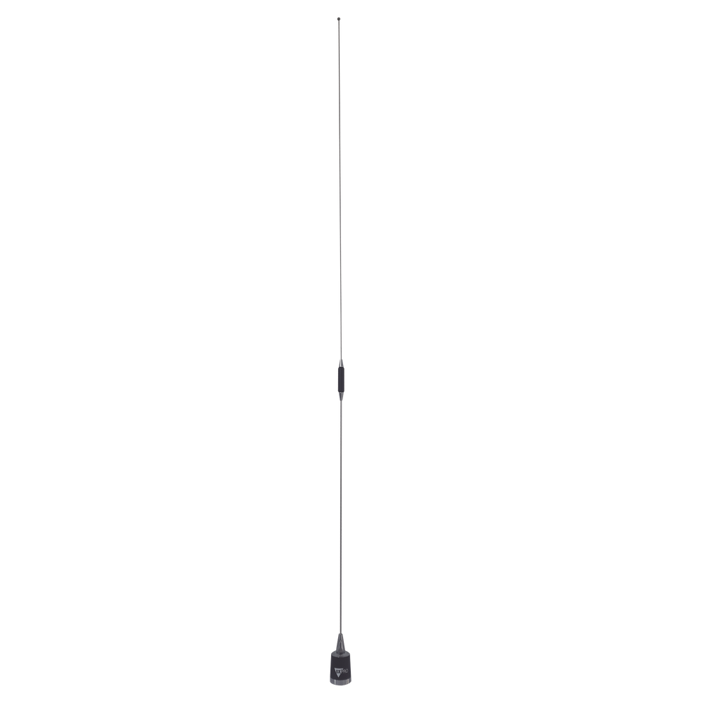 Txpro TXAM14874 Mobile VHF Antenna / Omnidirectional / 148-174 MHz / Gain 3 dB / Power 200 Watts / NMO 3/4 Mounting / No Adjustment Required