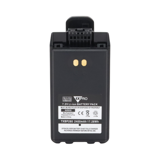 Txpro TXBP280 7.2 Vdc at 2400 mAh Li-Ion Battery for Portable Radios IC-F1100 / 2100D