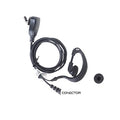 Txpro TX-EHM Lapel Microphone - Earphone Adjustable to the Ear for Motorola GP300 / PRO2150 / P110 / GP350 / SP-10 / PRO3150 / DEP450 / EP450 / EP350 / MAG ONE and HYT TC-500 / 518 / 600 / 610 / 700