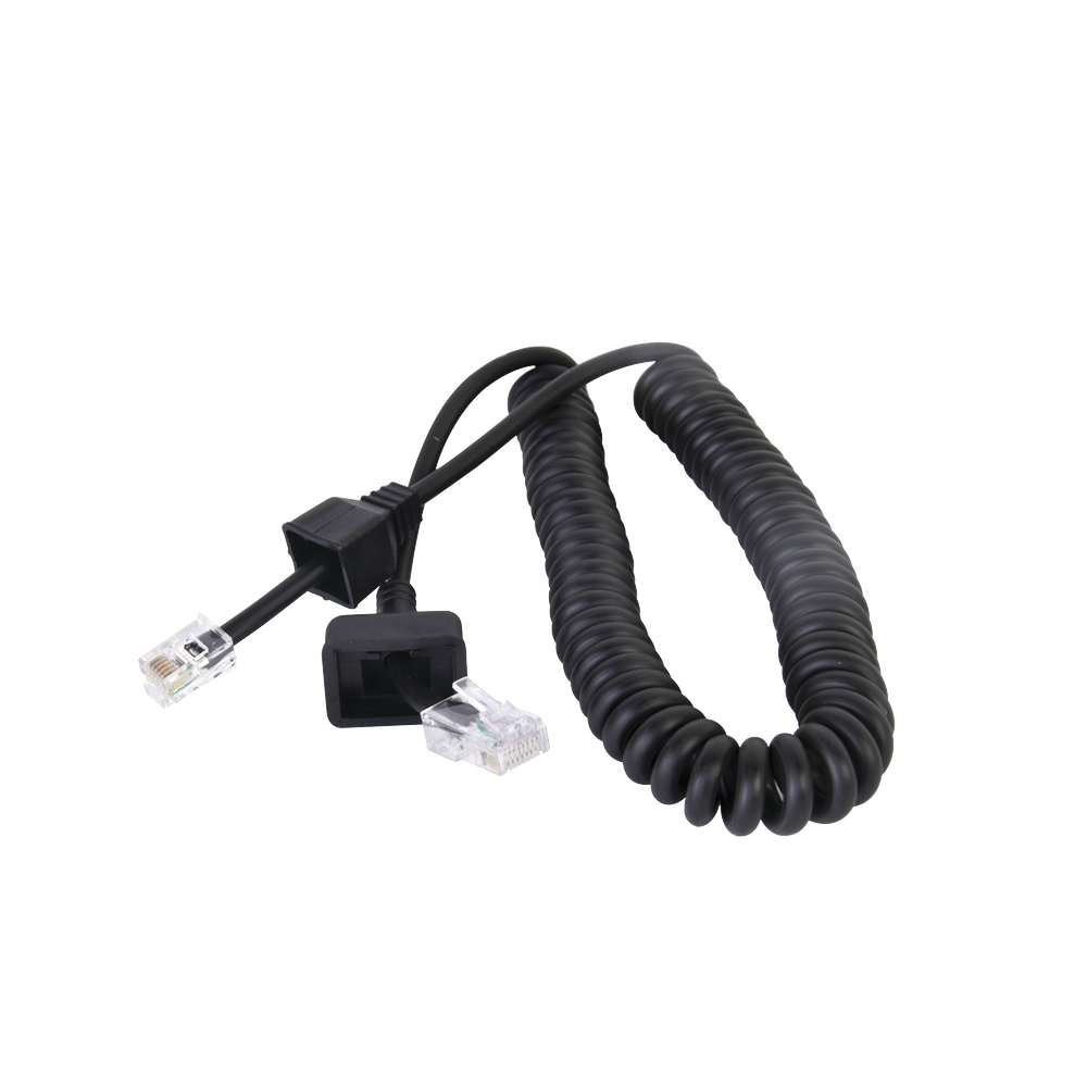 Txpro TXK222 Kenwood mobile radio microphone cable RJ-45 6 pin connector.