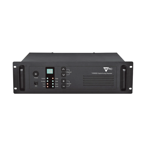 Txpro TXR8500V VHF 136-174 MHz Repeater with DMR protocol, 2 calls in the same repeater