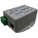 Tycon Systems TP-DCDC-1224 9-36VDC In, 24V PoE Out 24W DC to DC Converter and PoE Inserter