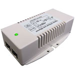 Tycon Systems TP-POE-HP-56G-FBN 56V 60W 4 Pair High Power Gigabit Passive PoE Power Inserter, US Power Cord