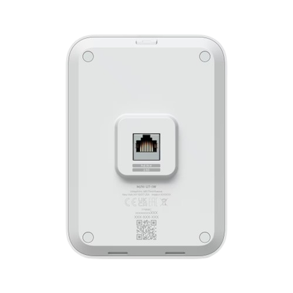 Ubiquiti U7-IW-US In-Wall WiFi 7 Access Point 4 Stream Dual Radio 2.5 GbE PoE Switch for Hospitality Environments Max. Client Count 200+