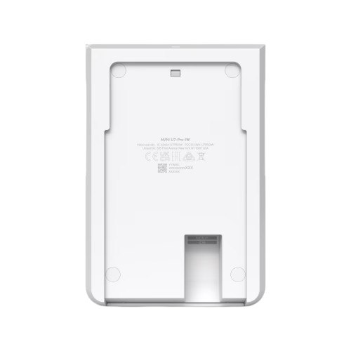Ubiquiti U7-PRO-WALL-US Wall-Mounted Wi-Fi 7 Access Point 6 Spatial Streams 6 GHz Support 2.5 GbE PoE+ 5.7 Gbps Max Speed Max. Client Count 300+