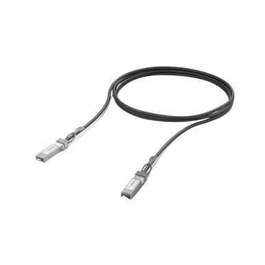 Ubiquiti UACC-DAC-SFP10-1M Direct Attach Cable 10Gbps SFP+ Passive 1-Meter Black PVC