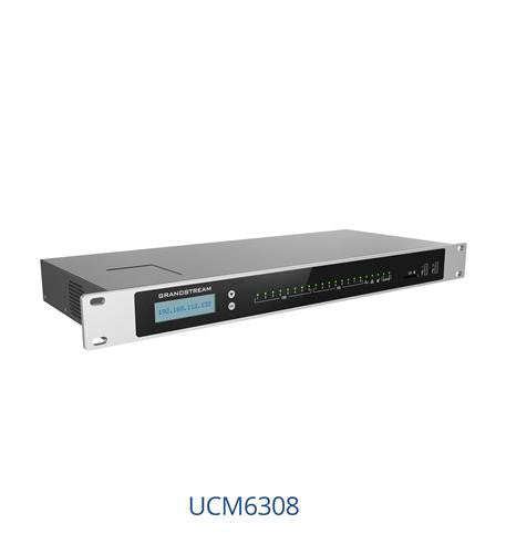 Grandstream UCM6308 IP PBX System 6000 Users 400 Concurrent Calls Built-in Video Conferencing API Integration