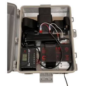 Tycon UPS-PL12-20L-120 120W Lithium Backup Power System 12V 20Ah Solar Ready, Weatherproof Outdoor Enclosure
