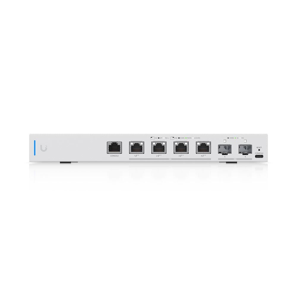 Ubiquiti US-XG-6POE Managed 10G 6-Port PoE++ Switch 4RJ45 PoE++ Ports 2SFP+ Uplinks 120Gbps