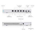 Ubiquiti US-XG-6POE Managed 10G 6-Port PoE++ Switch 4RJ45 PoE++ Ports 2SFP+ Uplinks 120Gbps
