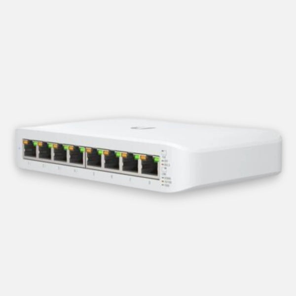Ubiquiti USW-LITE-8-POE Switch Lite 8 PoE 8 Gbps 54VDC 802.3at PoE+ ports